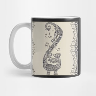 Tribal stylized dragon Mug